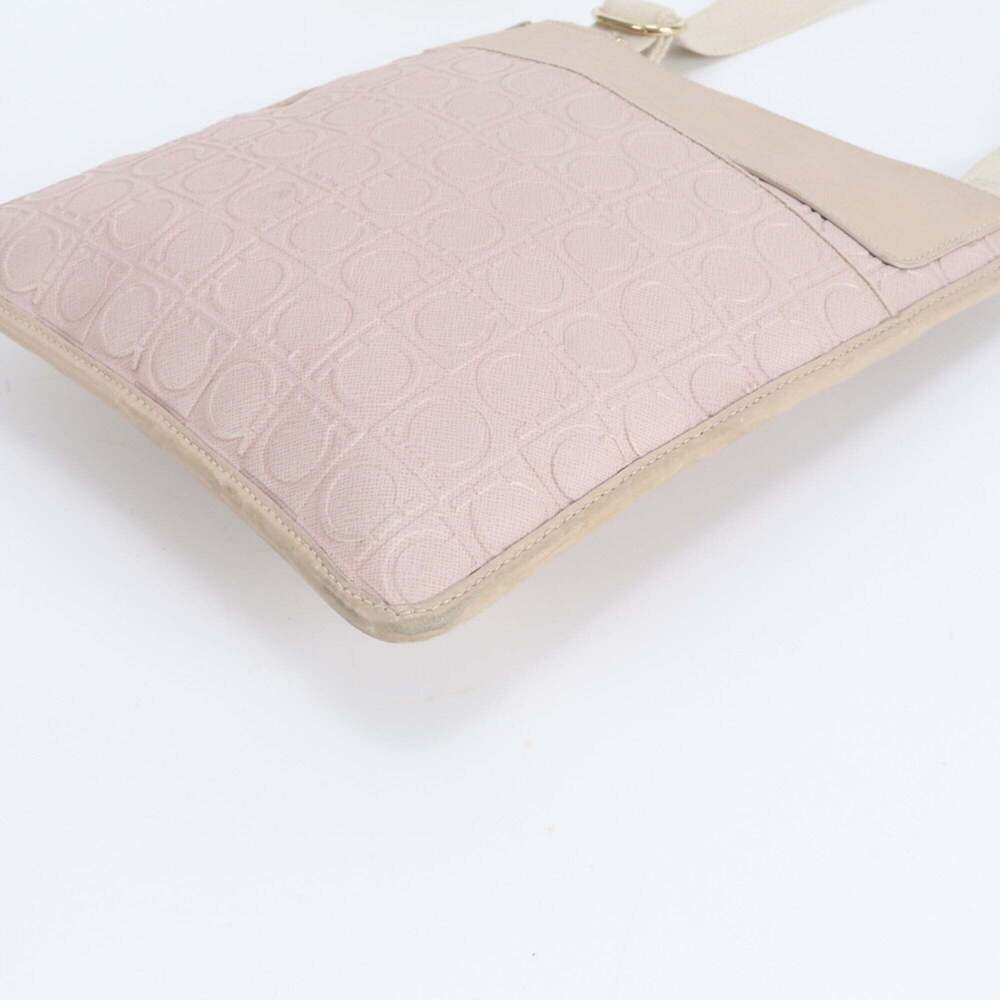 Salvatore Ferragamo Gancini Monogram Leather Shoulder Bag, Pink, Women's - Picture 5 of 8